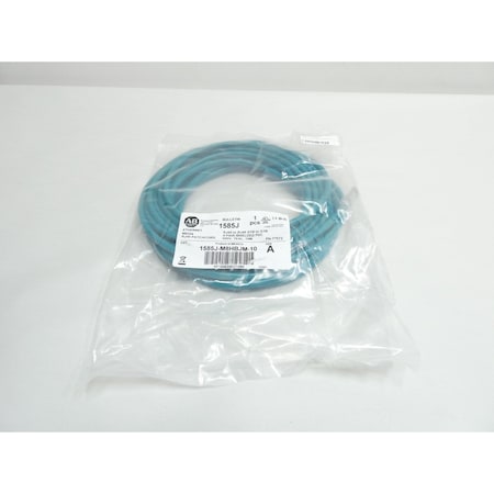 Allen Bradley ETHERNET MEDIA PATCH CORD 10M 600V-AC CORDSET CABLE 1585J-M8HBJM-10